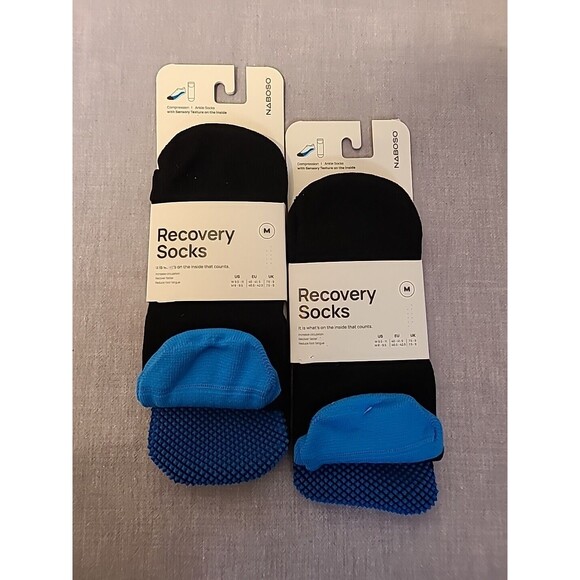 Naboso Recovery Sock BUNDLE OF 4 pair - Compression + Texture Size  3Medium 1 sm - Picture 1 of 8